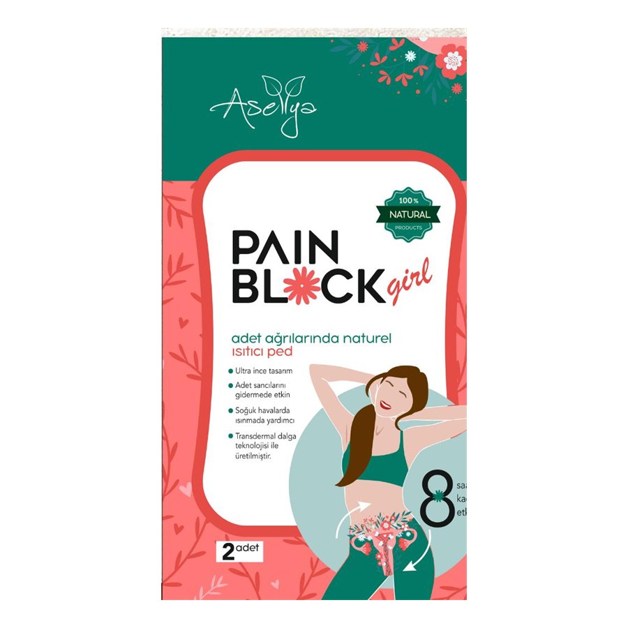 Aselya Pain Block Girl Regl Bandı (2 adet)
